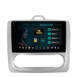 Navigatie 2K Ford Focus MK2 (2004-2011) Clima automata 8GB RAM Android 13 Octacore Slot Sim 4G DSP GPS Wi-FI Carplay Android Auto USB Bluetooth Waze Touchscreen 9.5 Inch