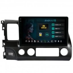 Navigatie 2K Honda Civic (2005-2012) 8GB RAM Android 13 Octacore Slot Sim 4G DSP GPS Wi-FI Carplay Android Auto USB Bluetooth Waze Touchscreen 10.36 Inch