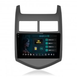 Navigatie 2K Chevrolet Aveo 2 (2010-2015) 8GB RAM Android 13 Octacore Slot Sim 4G DSP GPS Wi-FI Carplay Android Auto USB Bluetooth Waze Touchscreen 9.5 Inch