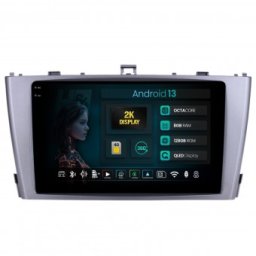 Navigatie 2K Toyota Avensis (2008-2015) 8GB RAM Android 13 Octacore Slot Sim 4G DSP GPS Wi-FI Carplay Android Auto USB Bluetooth Waze Touchscreen 9.5 Inch