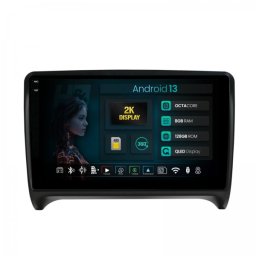 Navigatie 2K Audi TT (2006-2014) 8GB RAM Android 13 Octacore Slot Sim 4G DSP GPS Wi-FI Carplay Android Auto USB Bluetooth Waze Touchscreen 9.5 Inch