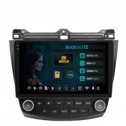 Navigatie 2K Honda Accord 7 (2005-2008) 8GB RAM Android 13 Octacore Slot Sim 4G DSP GPS Wi-FI Carplay Android Auto USB Bluetooth Waze Touchscreen 10.36 Inch