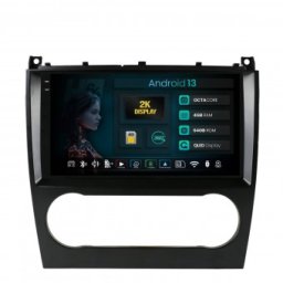 Navigatie 2K Mercedes Benz G-Class W463 (2009-2012) 4GB RAM Android 13 Octacore Slot Sim 4G DSP GPS Wi-FI Carplay Android Auto USB Bluetooth Waze Touchscreen 9.5 Inch