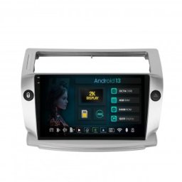 Navigatie 2K Citroen C4 (2004-2014) 4GB RAM Android 13 Octacore Slot Sim 4G DSP GPS Wi-FI Carplay Android Auto USB Bluetooth Waze Touchscreen 9.5 Inch