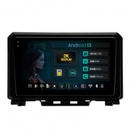 Navigatie 2K Suzuki Jimny (2018-2022) 4GB RAM Android 13 Octacore Slot Sim 4G DSP GPS Wi-FI Carplay Android Auto USB Bluetooth Waze Touchscreen 9.5 Inch