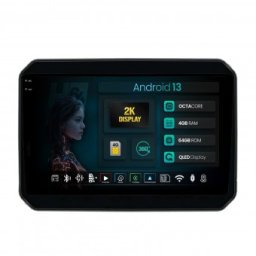 Navigatie 2K Suzuki Ignis (2016+) 4GB RAM Android 13 Octacore Slot Sim 4G DSP GPS Wi-FI Carplay Android Auto USB Bluetooth Waze Touchscreen 9.5 Inch