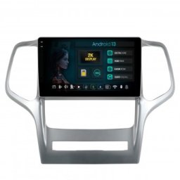 Navigatie 2K Jeep Grand Cherokee (2010-2013) 4GB RAM Android 13 Octacore Slot Sim 4G DSP GPS Wi-FI Carplay Android Auto USB Bluetooth Waze Touchscreen 9.5 Inch