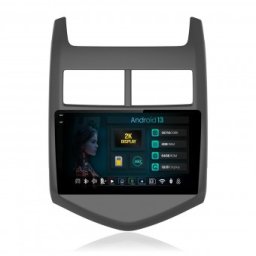 Navigatie 2K Chevrolet Aveo 2 (2010-2015) 4GB RAM Android 13 Octacore Slot Sim 4G DSP GPS Wi-FI Carplay Android Auto USB Bluetooth Waze Touchscreen 9.5 Inch