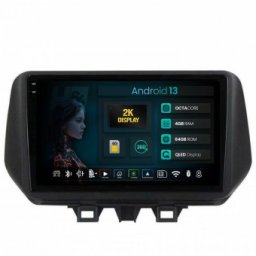 Navigatie 2K Hyundai Tucson (2018-2020) 4GB RAM Android 13 Octacore Slot Sim 4G DSP GPS Wi-FI Carplay Android Auto USB Bluetooth Waze Touchscreen 9.5 Inch