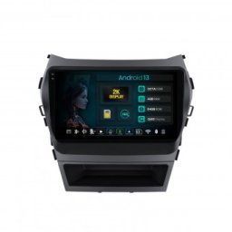 Navigatie 2K Hyundai Santa Fe IX45 (2013-2017) 4GB RAM Android 13 Octacore Slot Sim 4G DSP GPS Wi-FI Carplay Android Auto USB Bluetooth Waze Touchscreen 9.5 Inch