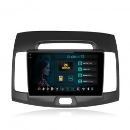 Navigatie 2K Hyundai Elantra (2006-2011) 4GB RAM Android 13 Octacore Slot Sim 4G DSP GPS Wi-FI Carplay Android Auto USB Bluetooth Waze Touchscreen 9.5 Inch
