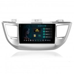 Navigatie 2K Hyundai Tucson 3 (2015-2019) 4GB RAM Android 13 Octacore Slot Sim 4G DSP GPS Wi-FI Carplay Android Auto USB Bluetooth Waze Touchscreen 9.5 Inch