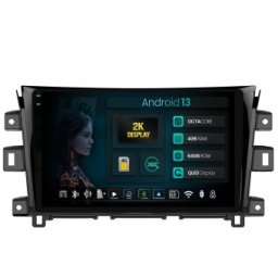 Navigatie 2K Nissan Navara (2015+) 4GB RAM Android 13 Octacore Slot Sim 4G DSP GPS Wi-FI Carplay Android Auto USB Bluetooth Waze Touchscreen 10.36 Inch