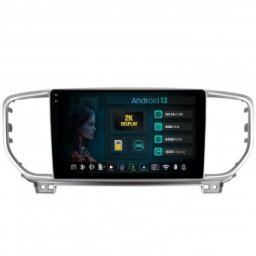 Navigatie 2K Kia Sportage (2016-2018) 4GB RAM Android 13 Octacore Slot Sim 4G DSP GPS Wi-FI Carplay Android Auto USB Bluetooth Waze Touchscreen 9.5 Inch
