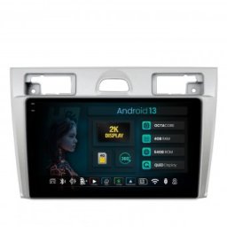 Navigatie 2K Ford Fiesta (2002-2008) 4GB RAM Android 13 Octacore Slot Sim 4G DSP GPS Wi-FI Carplay Android Auto USB Bluetooth Waze Touchscreen 9.5 Inch