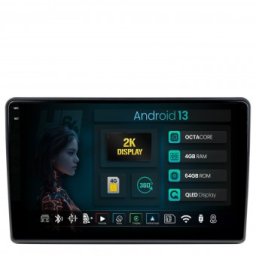 Navigatie 2K Ford (2005-2013) 4GB RAM Android 13 GPS Wi-FI Carplay Android Auto USB Bluetooth Radio Waze Touchscreen 9.5 Inch
