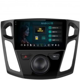 Navigatie 2K Ford Focus 3 (2011-2019) 4GB RAM Android 13 Octacore Slot Sim 4G DSP GPS Wi-FI Carplay Android Auto USB Bluetooth Waze Touchscreen 9.5 Inch