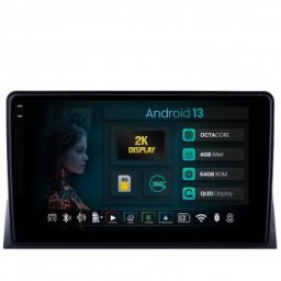 Navigatie 2K VW Multivan T5 (2003-2015) 4GB RAM Android 13 Octacore Slot Sim 4G DSP GPS Wi-FI Carplay Android Auto USB Bluetooth Waze Touchscreen 9.5 Inch