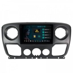 Navigatie 2K Opel Movano / Renault Master / Nissan NV400 (2011-2019) 4GB RAM Android 13 Octacore Slot Sim 4G DSP GPS Wi-FI Carplay Android Auto USB Bluetooth Waze Touchscreen 10.36