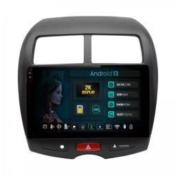 Navigatie 2K Mitsubishi ASX (2010-2016) / Peugeot 4008 (2010-2018) 4GB RAM Android 13 Octacore Slot Sim 4G DSP GPS Wi-FI Carplay Android Auto USB Bluetooth Waze Touchscreen 10.36 Inch