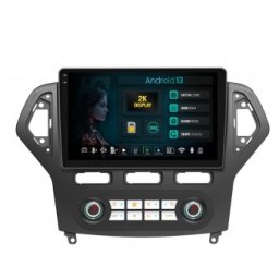 Navigatie 2K Ford Mondeo (2007-2010) Clima Automata 4GB RAM Android 13 Octacore Slot Sim 4G DSP GPS Wi-FI Carplay Android Auto USB Bluetooth Waze Touchscreen 10.36 Inch