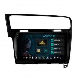 Navigatie 2K Volkswagen Golf 7 4GB RAM Android 13 Octacore Slot Sim 4G DSP GPS Wi-FI Carplay Android Auto USB Bluetooth Waze Touchscreen 10.36 Inch