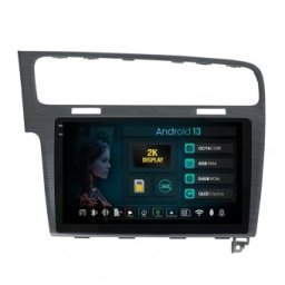 Navigatie 2K Volkswagen Golf 7 4GB RAM Android 13 Octacore Slot Sim 4G DSP GPS Wi-FI Carplay Android Auto USB Bluetooth Waze Touchscreen 10.36 Inch