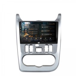 Navigatie Dacia Logan / Duster / Sandero (2009-2013) 4GB RAM Android 13 Quadcore DSP GPS Wi-FI Carplay Android Auto USB Bluetooth Waze Touchscreen 9 inch