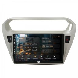 Navigatie Peugeot 301 / Citroen C-Elysee 4GB RAM Android 13 Quadcore DSP GPS Wi-FI Carplay Android Auto USB Bluetooth Waze Touchscreen 9 inch