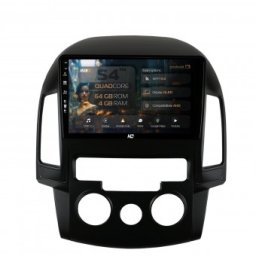 Navigatie Hyundai I30 (2007-2012) Clima Manuala 4GB RAM Android 13 Quadcore DSP GPS Wi-FI Carplay Android Auto USB Bluetooth Waze Touchscreen 9 inch