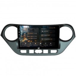 Navigatie Hyundai I10 (2013-2017) 4GB RAM Android 13 Quadcore DSP GPS Wi-FI Carplay Android Auto USB Bluetooth Waze Touchscreen 9 inch