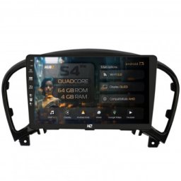 Navigatie Nissan Juke (2010-2019) 4GB RAM Android 13 Quadcore DSP GPS Wi-FI Carplay Android Auto USB Bluetooth Waze Touchscreen 9 inch
