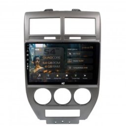 Navigatie Jeep Compass Patriot (2006-2010) 4GB RAM Android 13 Quadcore DSP GPS Wi-FI Carplay Android Auto USB Bluetooth Waze Touchscreen 9 inch