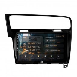 Navigatie Volkswagen Golf 7 4GB RAM Android 13 Quadcore DSP GPS Wi-FI Carplay Android Auto USB Bluetooth Waze Touchscreen 10.1 Inch