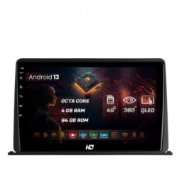 Navigatie Universala pentru bord 4GB RAM Android 13 Octacore Slot Sim 4G DSP GPS Wi-FI Carplay Android Auto USB Bluetooth Waze Touchscreen 9 inch