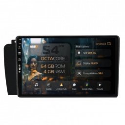 Navigatie Volvo S60 (2004-2009) 4GB RAM Android 13 Octacore Slot Sim 4G DSP GPS Wi-FI Carplay Android Auto USB Bluetooth Waze Touchscreen 9 inch
