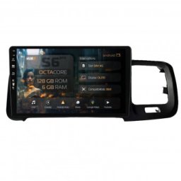 Navigatie Volvo S60 (2010-2015) 6GB RAM Android 13 Octacore Slot Sim 4G DSP GPS Wi-FI Carplay Android Auto USB Bluetooth Waze Touchscreen 9 Inch