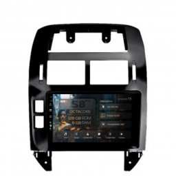 Navigatie Volkswagen Polo (2004-2011) 8GB RAM Android 13 Octacore Slot Sim 4G DSP GPS Wi-FI Carplay Android Auto USB Bluetooth Waze Touchscreen 9 Inch