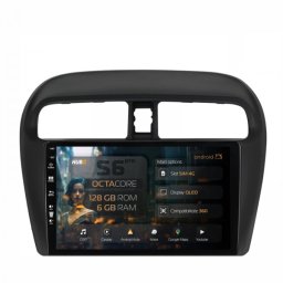 Navigatie Mitsubishi Space Star / Mirage / Attrage 6GB RAM Android 13 Octacore Slot Sim 4G DSP GPS Wi-FI Carplay Android Auto USB Bluetooth Waze Touchscreen 9 Inch