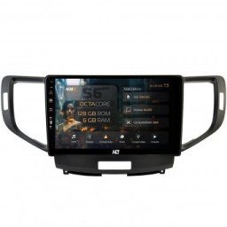 Navigatie Honda Accord VIII (2008-2012) 6GB RAM Android 13 Octacore Slot Sim 4G DSP GPS Wi-FI Carplay Android Auto USB Bluetooth Waze Touchscreen 9 Inch
