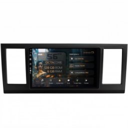 Navigatie Volkswagen Transporter Caravelle Multivan T6 (2015+) 6GB RAM Android 13 Octacore Slot Sim 4G DSP GPS Wi-FI Carplay Android Auto USB Bluetooth Waze Touchscreen 9 Inch