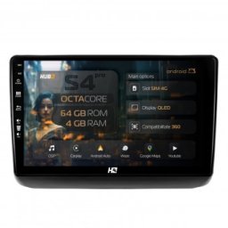 Navigatie Jeep Grand Cherokee (2013-2020) 4GB RAM Android 13 GPS Wi-FI Carplay Android Auto USB Bluetooth Radio Waze Touchscreen 9 inch