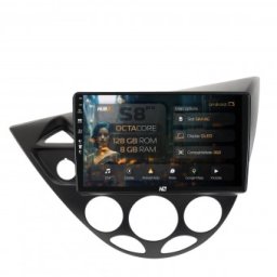 Navigatie Ford Focus 1 (1998-2004) 8GB RAM Android 13 Octacore Slot Sim 4G DSP GPS Wi-FI Carplay Android Auto USB Bluetooth Waze Touchscreen 9 Inch