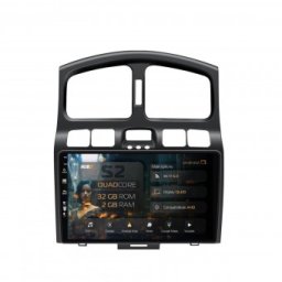 Navigatie Hyundai Santa Fe (2001-2005) 2GB RAM Android 13 GPS Wi-FI Carplay Android Auto USB Bluetooth Radio Waze Touchscreen 9 inch