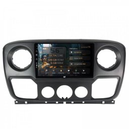 Navigatie Opel Movano / Renault Master / Nissan NV400 (2011-2019) 6GB RAM Android 13 Octacore Slot Sim 4G DSP GPS Wi-FI Carplay Android Auto USB Bluetooth Waze Touchscreen 10.1 Inc