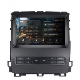 Navigatie Toyota Prado J120 (2002 - 2010) 8GB RAM Android 13 Octacore Slot Sim 4G DSP GPS Wi-FI Carplay Android Auto USB Bluetooth Waze Touchscreen 9 Inch