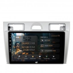Navigatie Ford Fiesta (2002-2008) 2GB RAM Android 13 GPS Wi-FI Carplay Android Auto USB Bluetooth Radio Waze Touchscreen 9 inch