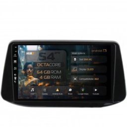 Navigatie Hyundai I30 (2017-2022) 4GB RAM Android 13 Octacore Slot Sim 4G DSP GPS Wi-FI Carplay Android Auto USB Bluetooth Waze Touchscreen 9 inch