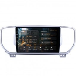 Navigatie Kia Sportage (2016-2018) 6GB RAM Android 13 Octacore Slot Sim 4G DSP GPS Wi-FI Carplay Android Auto USB Bluetooth Waze Touchscreen 9 Inch