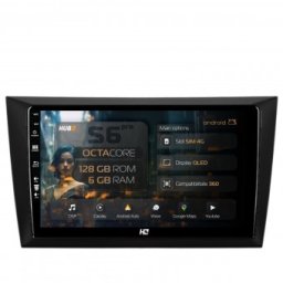 Navigatie Volkswagen Golf 6 6GB RAM Android 13 Octacore Slot Sim 4G DSP GPS Wi-FI Carplay Android Auto USB Bluetooth Waze Touchscreen 9 Inch